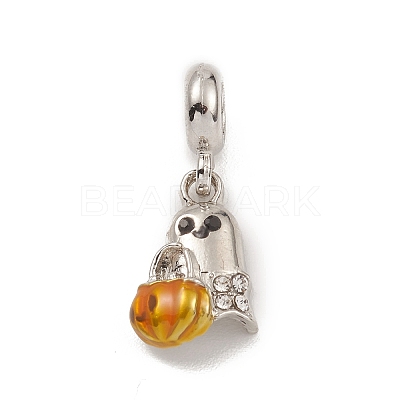 Alloy Enamel European Dangle Charms PALLOY-I218-23AS-1