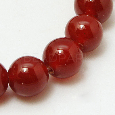 Natural Carnelian Beads Strands X-G-G338-4mm-02-1