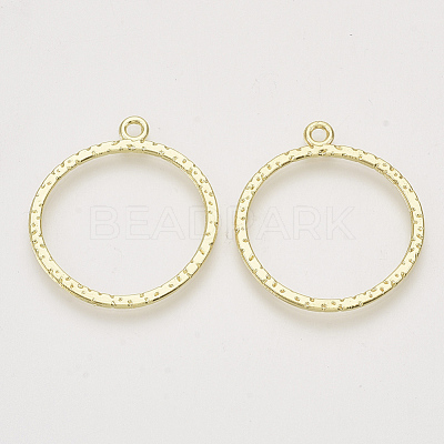 Alloy Open Back Bezel Pendants PALLOY-S121-195-1
