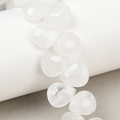 Natural Quartz Crystal Beads Strands X-G-T006-15-1