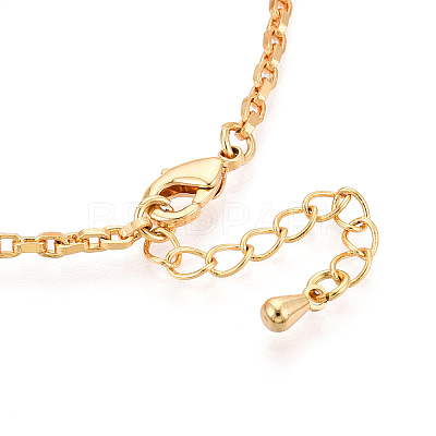 Brass Cable Chain Bracelets for Women BJEW-N032-08C-G-1