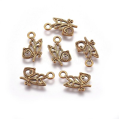 Tibetan Style Alloy Pendants TIBEP-A100603-G-LF-1