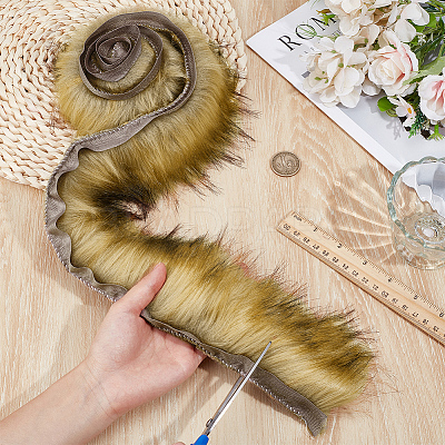 1M Acrylic Fiber Faux Fur Ribbon OCOR-BC0009-20A-1
