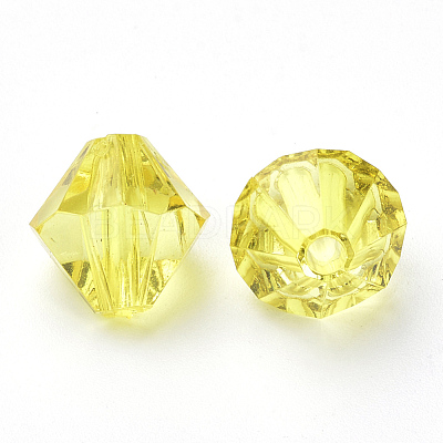 Transparent Acrylic Beads TACR-S146-6mm-09-1