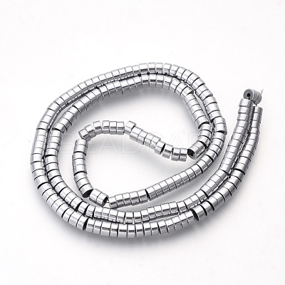 Electroplate Non-magnetic Synthetic Hematite Beads Spacers Strands X-G-Q486-73I-1