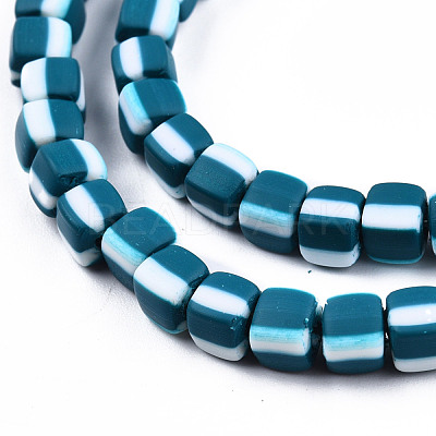 Handmade Polymer Clay Beads Strands CLAY-N010-074-1