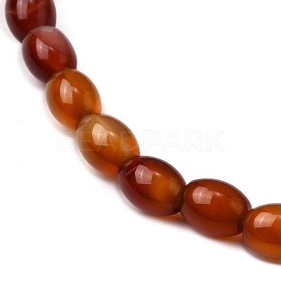 Natural Red Agate Beads Strands G-F801-F01-01A-1