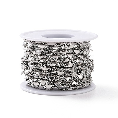 Tarnish Resistant 304 Stainless Steel Link Chains CHS-P007-10P-1