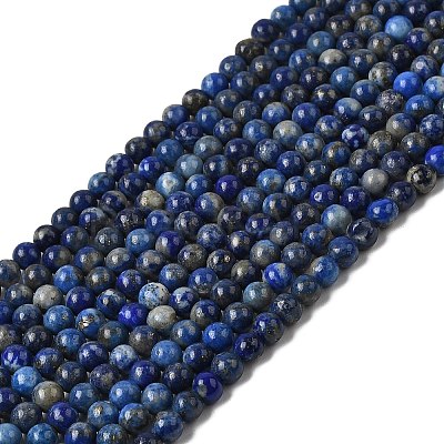Natural Lapis Lazuli Beads Strands G-F561-5mm-G-1