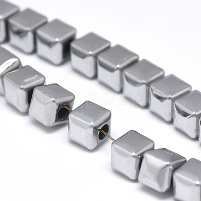 Electroplate Non-magnetic Synthetic Hematite Beads Strands G-T061-35A-1
