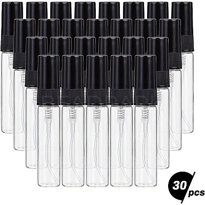 Mini Refillable Glass Spray Bottles MRMJ-BC0002-12B-1