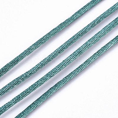Nylon Satin Rattail Cords NWIR-R033-1.5mm-222-1