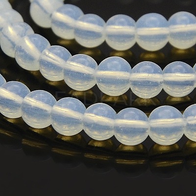 Opalite Round Beads Strands GLAA-A025-4mm-04-1