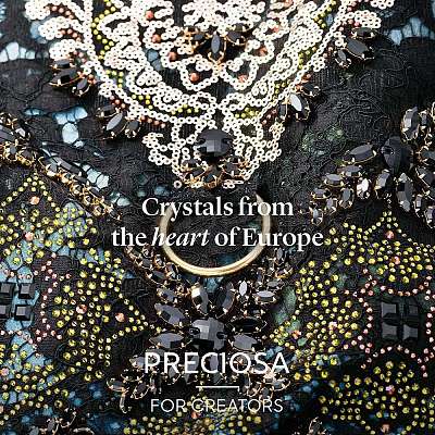 Preciosa® Crystal Hotfix Flatback Stones Y-PRC-HSS6-90110-200-1