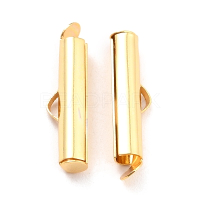 304 Stainless Steel Slide On End Clasp Tubes STAS-C044-08B-G-1