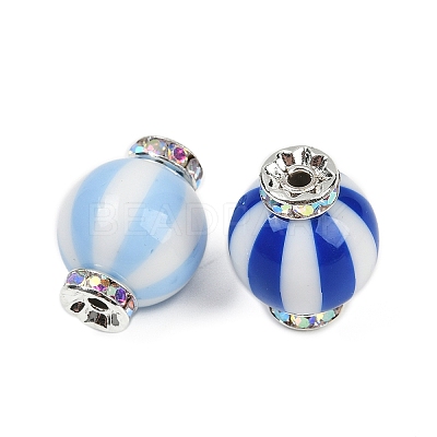 Resin Rhinestone Beads RESI-B030-01B-02-1