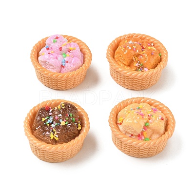 Opaque Resin Cabochons RESI-A055-01-1