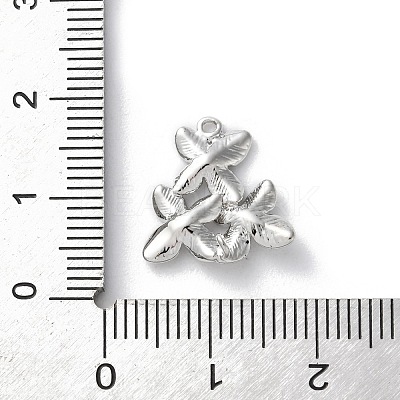 Brass Connector Charms KK-S513-02A-P-1
