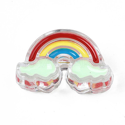 Transparent Acrylic Enamel Beads LS-OACR-N130-026-01-1
