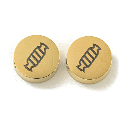 Halloween 304 Stainless Steel Beads STAS-U017-01G-N-1
