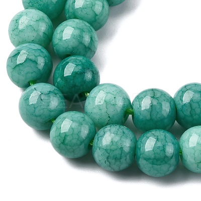 Ombre Effect Dyed Glass Beads Strands X-GLAA-T031-01O-09-1