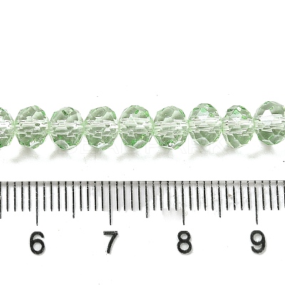 Transparent Baking Paint Glass Beads Strands DGLA-A034-T6mm-D10-1