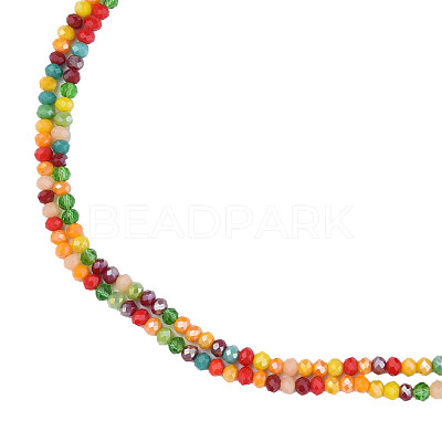 Glass Beads Strands GLAA-N051-11E-1