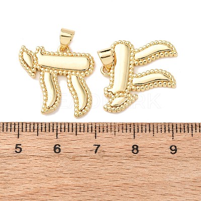 Brass Pendants KK-K408-67G-01-1