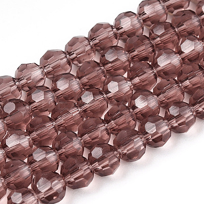 Glass Beads Strands EGLA-J042-4mm-06-1