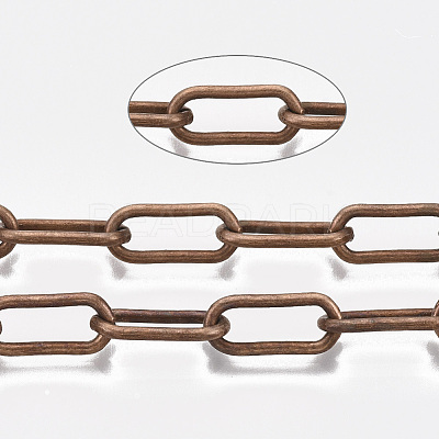 Unwelded Iron Paperclip Chains CH-S125-09B-R-1