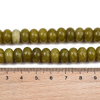 Dyed Natural White Jade Beads Strands G-G107-A46-01-1
