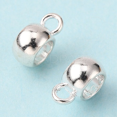 Tibetan Style Alloy Tube Bails TIBEP-LFH251Y-S-FF-1