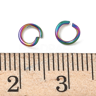 304 Stainless Steel Open Jump Rings STAS-Z150-01B-RC-1