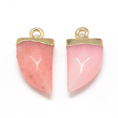 Natural White Jade Pointed Pendants X-G-Q966-05-1