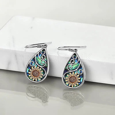 Alloy Enamel Dangle Earrings WG48F3E-02-1