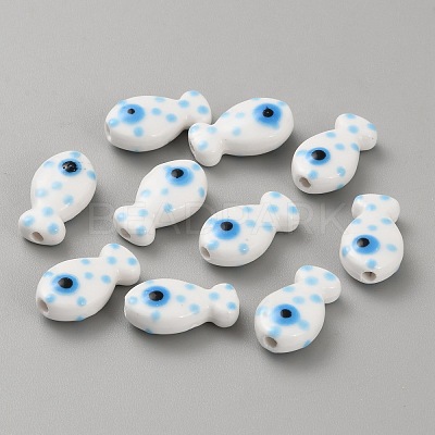 Handmade Porcelain Beads PORC-TAC0009-03A-1