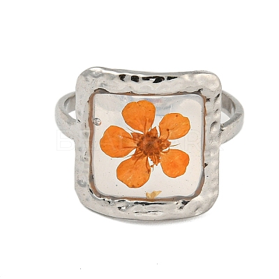Brass Adjustable Rings for Women RJEW-G265-10P-1