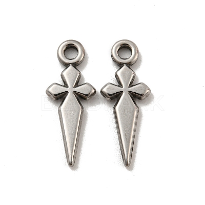 Non-Tarnish 304 Stainless Steel Pendants STAS-O004-06B-P-1