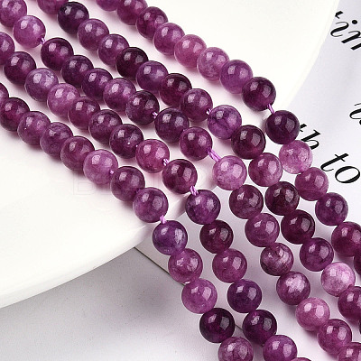 Natural Quartz Beads Strands G-R479-6mm-04-1