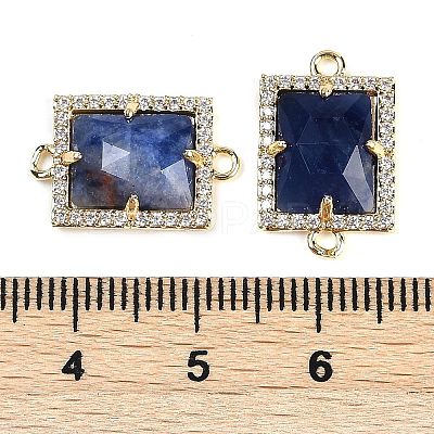 Natural Sodalite Faceted Rectangle Links G-I375-07G-02-1