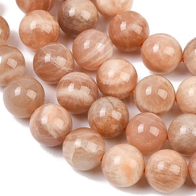 Natural Sunstone Beads Strands G-G342-A02-10.5mm-1