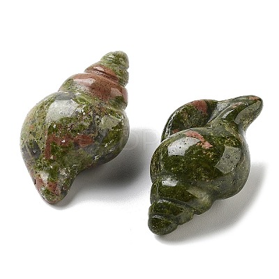 Natural Unakite Carved Figurines DJEW-L023-H15-1