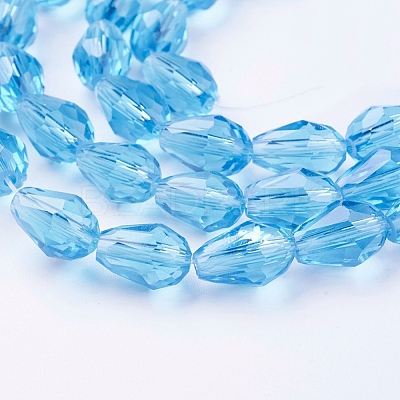 Glass Beads Strands X-GLAA-R024-11x8mm-7-1