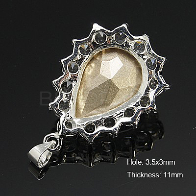 Glass Pendants GLAA-H014-04-1