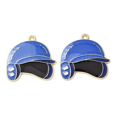 Baseball Alloy Enamel Pendants AL-CBA2679-07B-G02-1