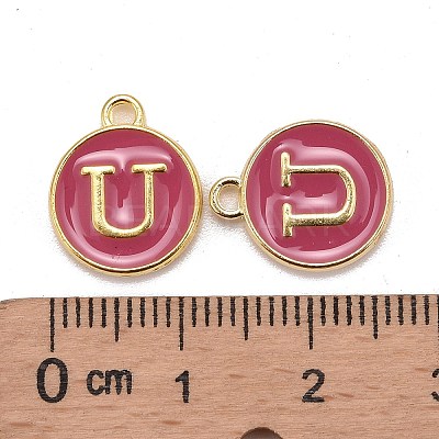 Golden Plated Alloy Enamel Charms LS-ENAM-S118-08U-1