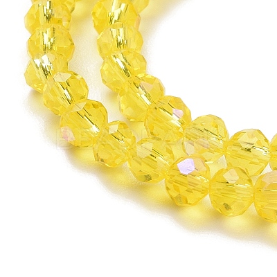 Electroplate Glass Beads Strands X1-EGLA-A034-T6mm-L02-1