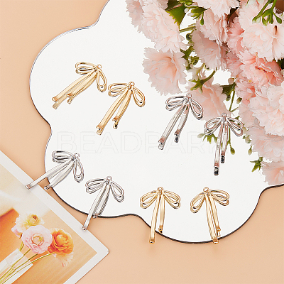 8Pcs 2 Colors Brass Pendants KK-GO0001-68-1
