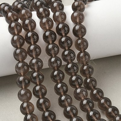 Natural Ice Obsidian Beads Strands G-P590-A01-10mm-01-1