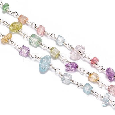 Handmade Glass Beaded Chains CHC-F007-10-1